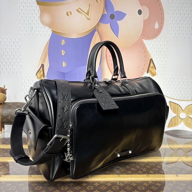 Louis vuitton original calfskin keepall cargo M13992 black