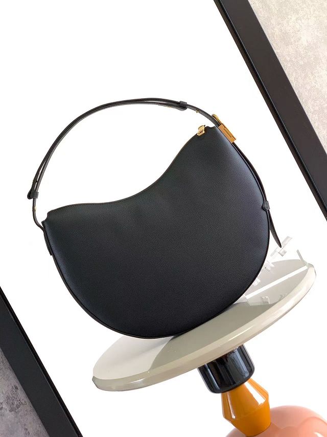 Louis vuitton original calfskin low key cookie MM M14417 black