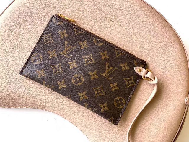 Louis vuitton original calfskin low key cookie MM M14635 walnut