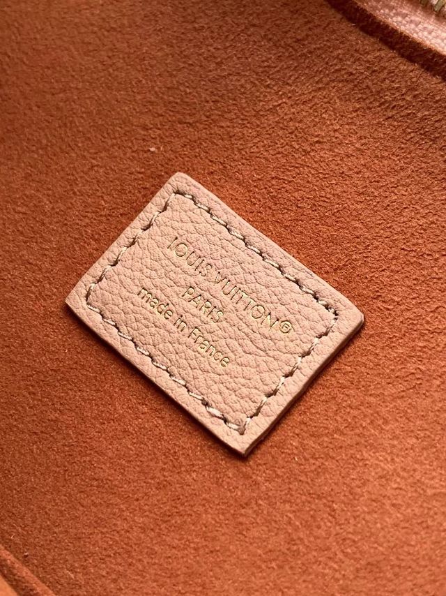 Louis vuitton original calfskin low key cookie MM M14635 walnut