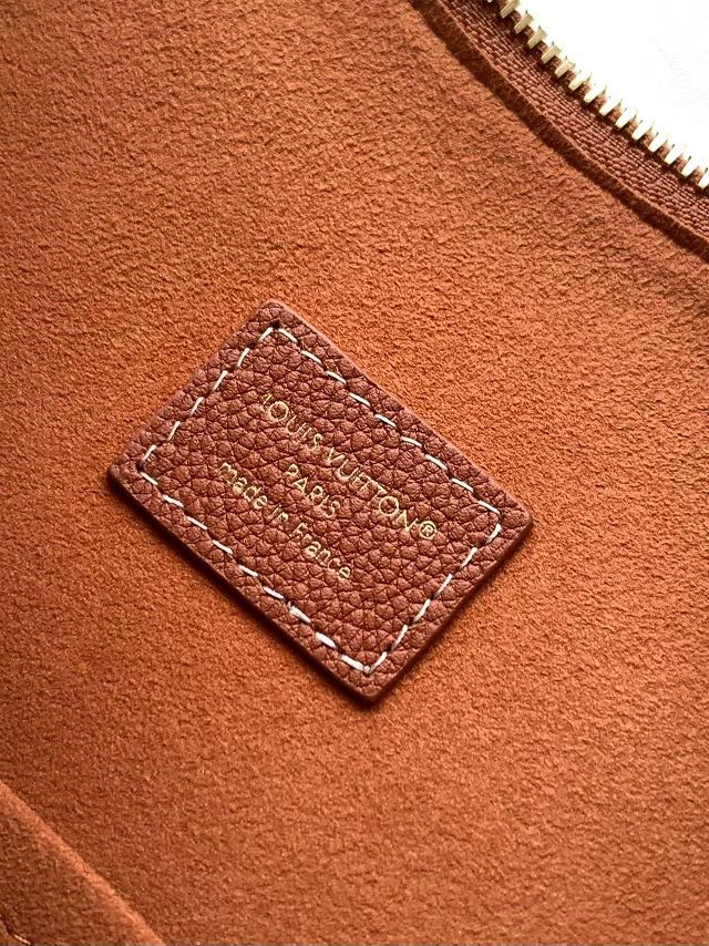 Louis vuitton original calfskin low key cookie MM M14642 brown