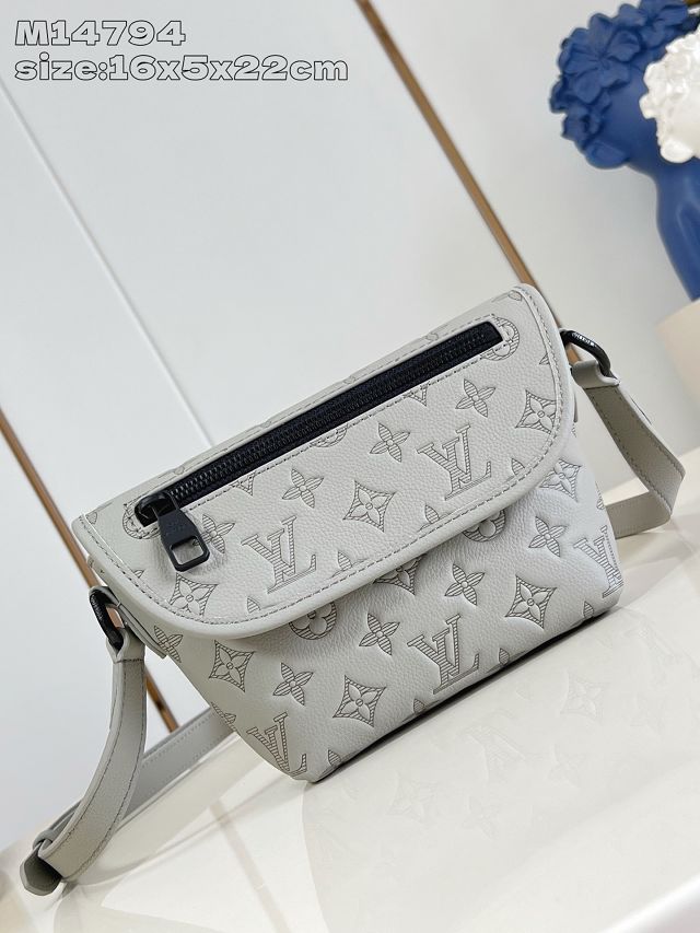 Louis vuitton original calfskin pulse mini shoulder bag M14794 grey