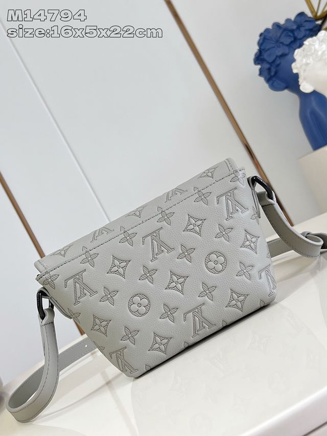 Louis vuitton original calfskin pulse mini shoulder bag M14794 grey
