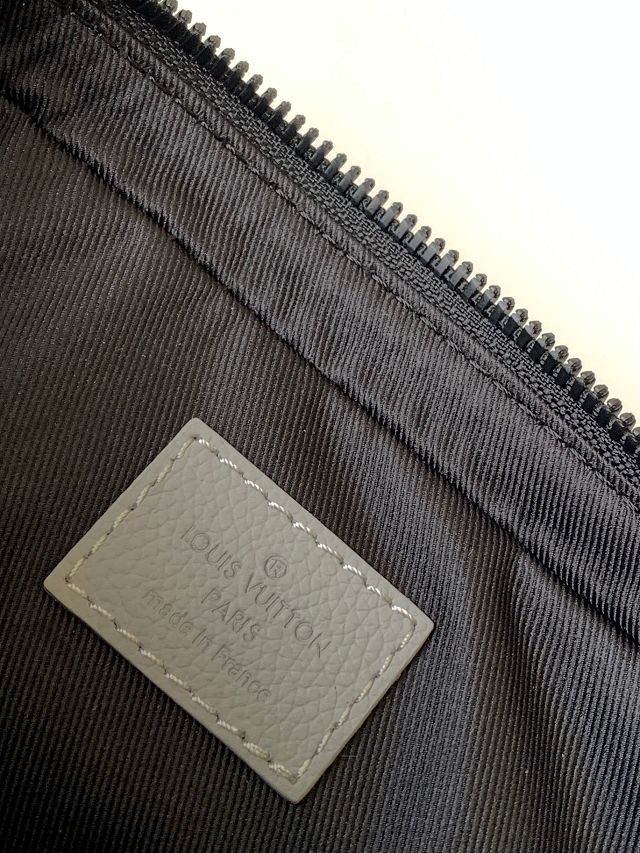 Louis vuitton original calfskin trio messenger bag M46603 grey