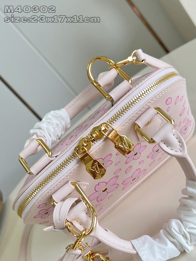 Louis vuitton original epi leather alma BB M13104 light pink