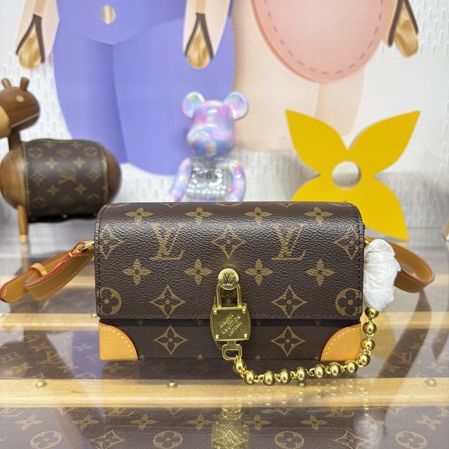 Louis vuitton original monogram canvas steamer messenger bag M14738