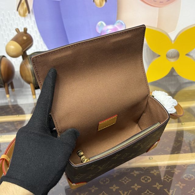 Louis vuitton original monogram canvas steamer messenger bag M14738