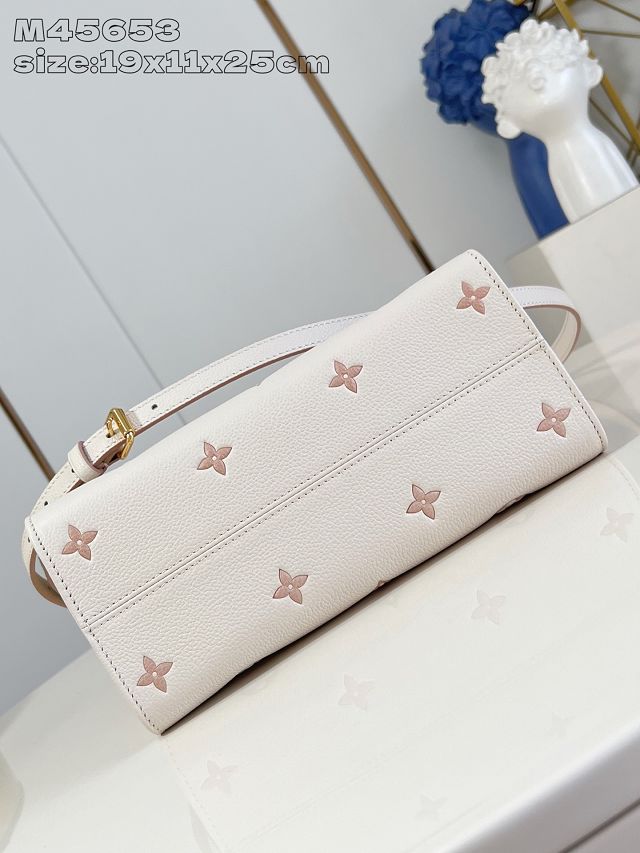 Louis vuitton original calfskin onthego pm M14403 white
