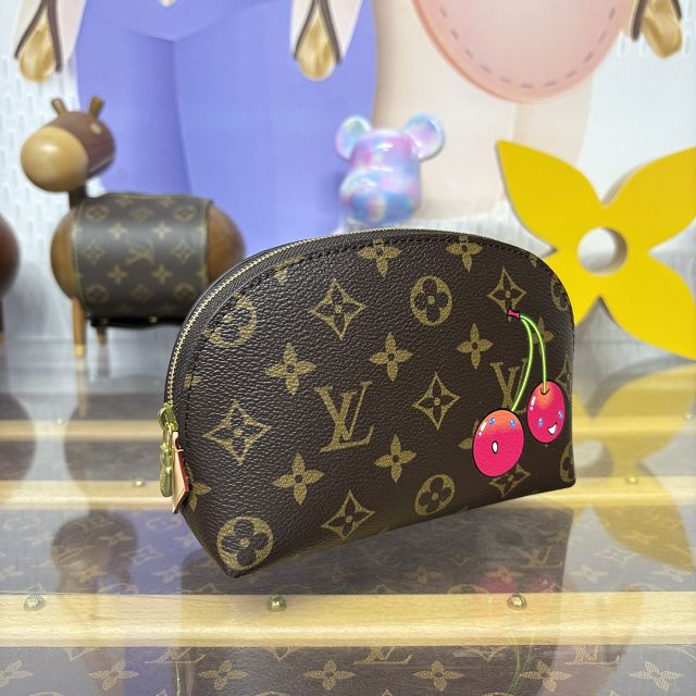 Louis vuitton original monogram canvas cosmetic pouch PM M13766