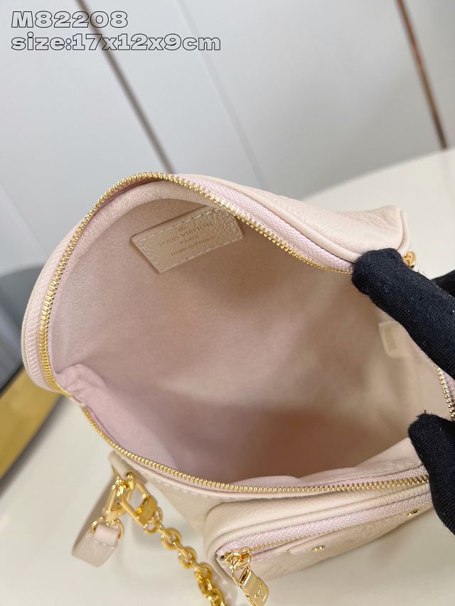 Louis vuitton original calfskin mini bumbag M13827 dune