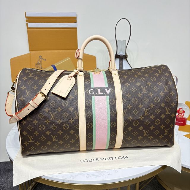 Louis vuitton original monogram canvas keepall 55 P01943