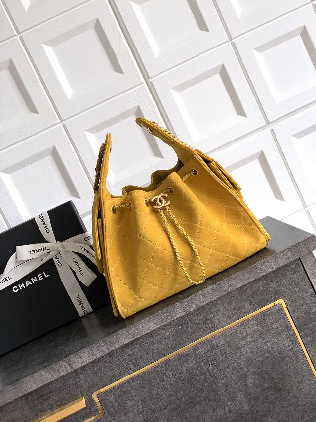 CC original suede 25 small handbag AS5293 yellow