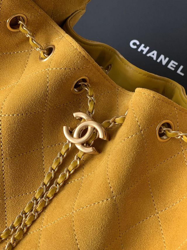 CC original suede 25 small handbag AS5293 yellow