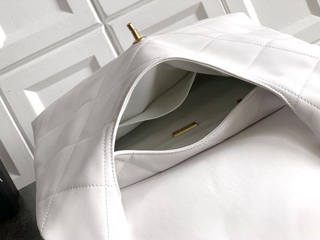 CC original calfskin large hobo bag AS5400 white