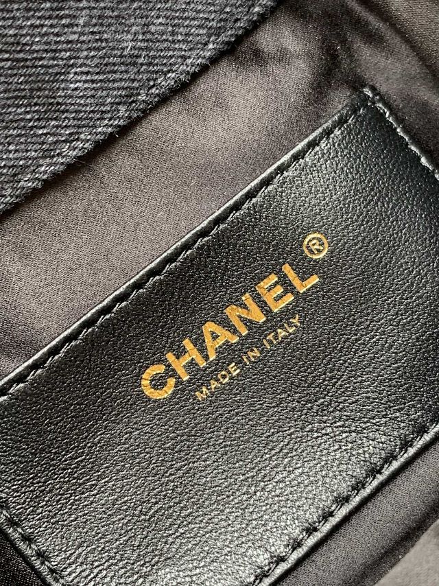 CC original denim 25 mini handbag AS5631 black