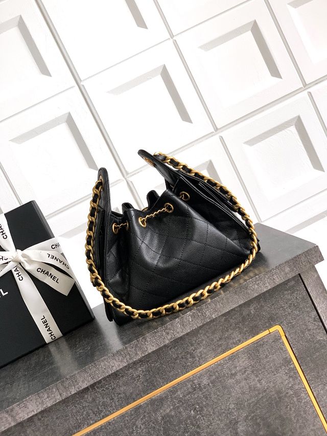 CC original grained calfskin 25 mini handbag AS5631 black
