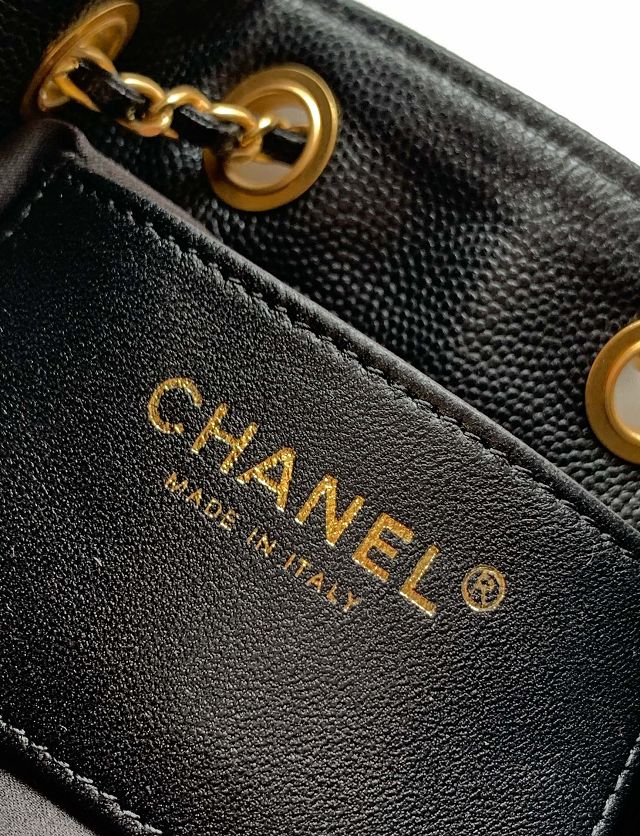 CC original grained calfskin 25 mini handbag AS5631 black