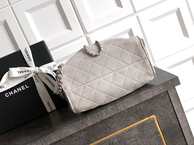 CC original suede 25 mini handbag AS5631 grey