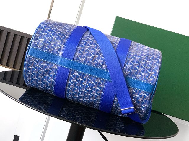 Goyard original canvas barrel 40 sports bag GY0124 blue