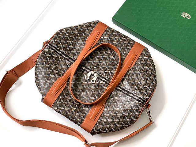 Goyard original canvas barrel 40 sports bag GY0124 brown
