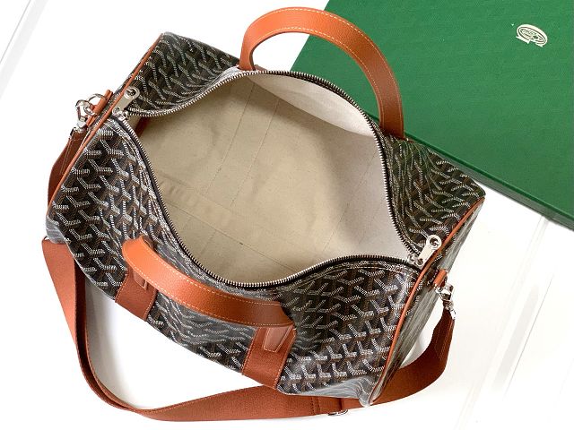Goyard original canvas barrel 40 sports bag GY0124 brown