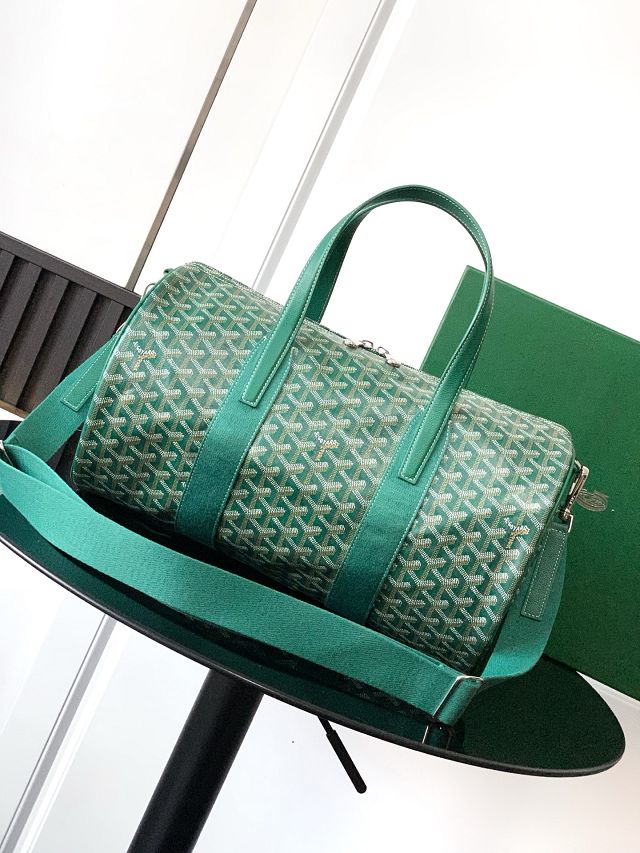 Goyard original canvas barrel 40 sports bag GY0124 green