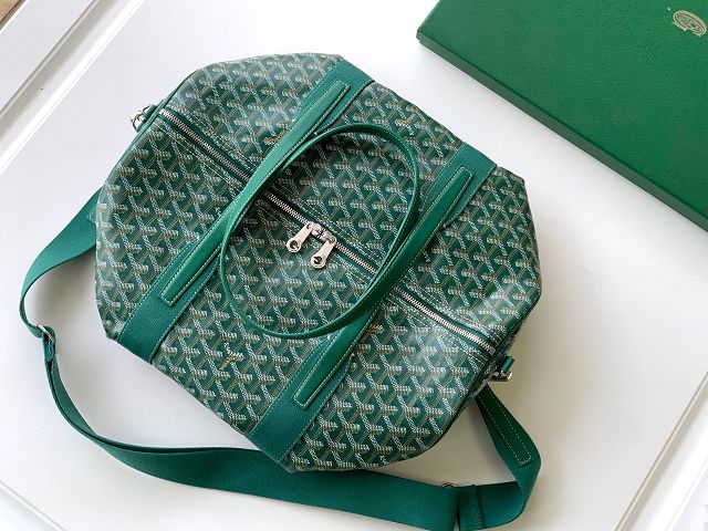 Goyard original canvas barrel 40 sports bag GY0124 green