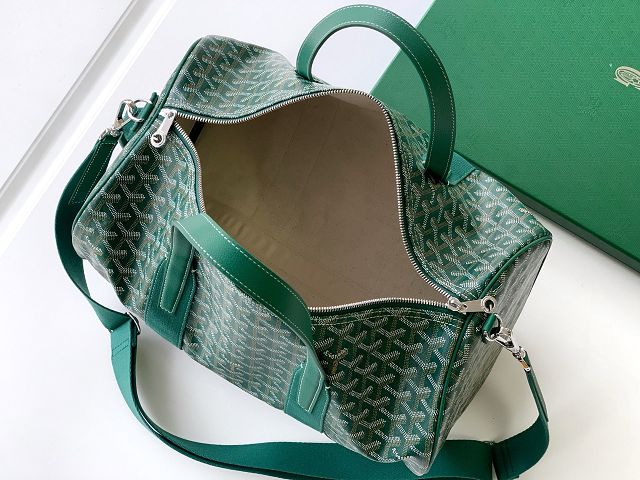Goyard original canvas barrel 40 sports bag GY0124 green