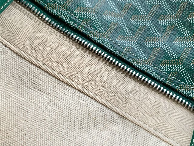 Goyard original canvas barrel 40 sports bag GY0124 green