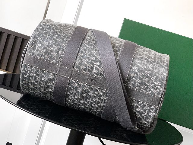 Goyard original canvas barrel 40 sports bag GY0124 grey