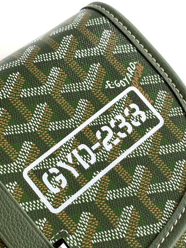Goyard original canvas belvedere bag GY0012 khaki