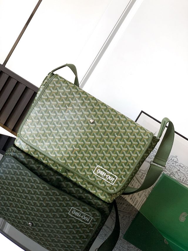 Goyard original canvas capetien messenger bag GY0067 khaki