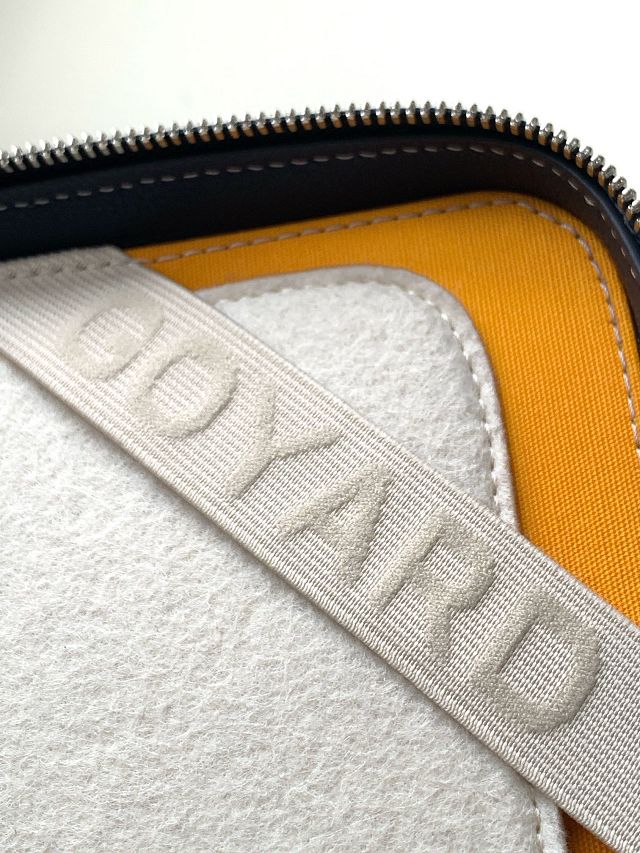 Goyard original canvas compagnon universel A4 bag GY0123 dark blue