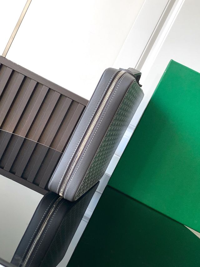 Goyard original canvas compagnon universel A4 bag GY0123 grey