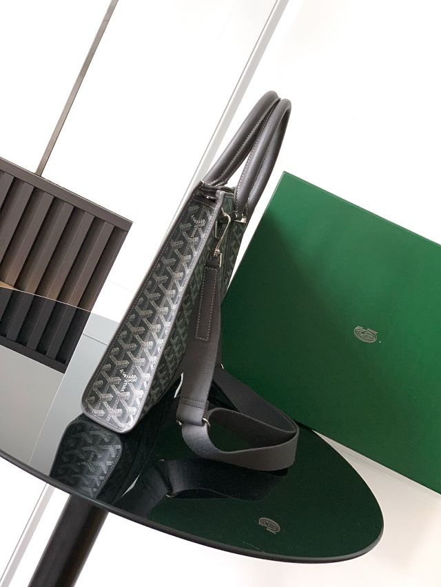 Goyard original canvas morvan document case GY0125 grey