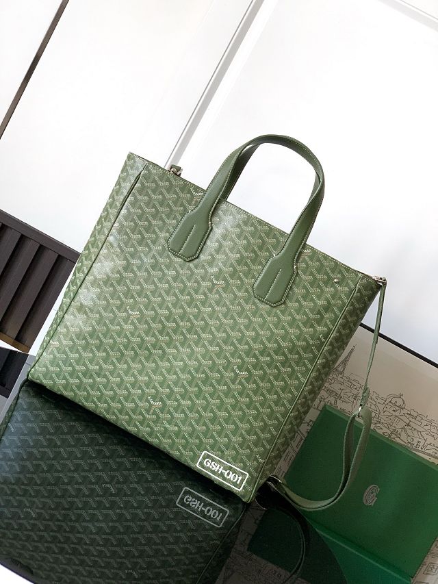 Goyard original canvas voltaire bag GY0055 khaki