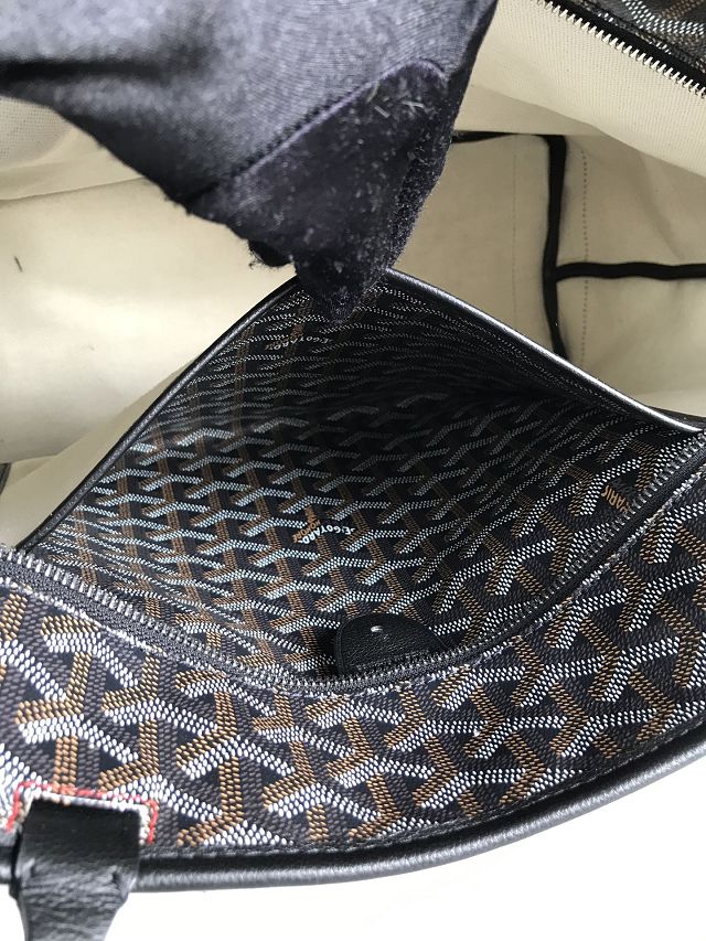 Goyard original canvas artois mm handbag GY0130 black