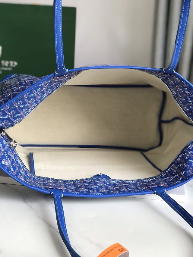 Goyard original canvas artois mm handbag GY0130 blue