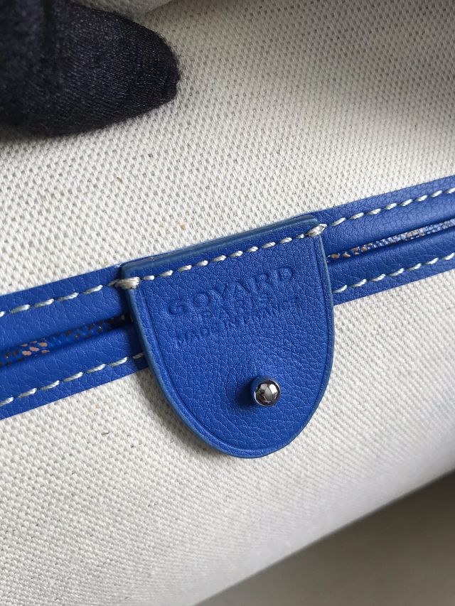 Goyard original canvas artois mm handbag GY0130 blue