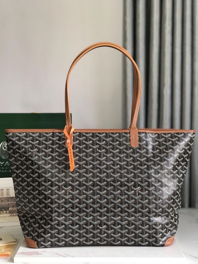 Goyard original canvas artois mm handbag GY0130 brown