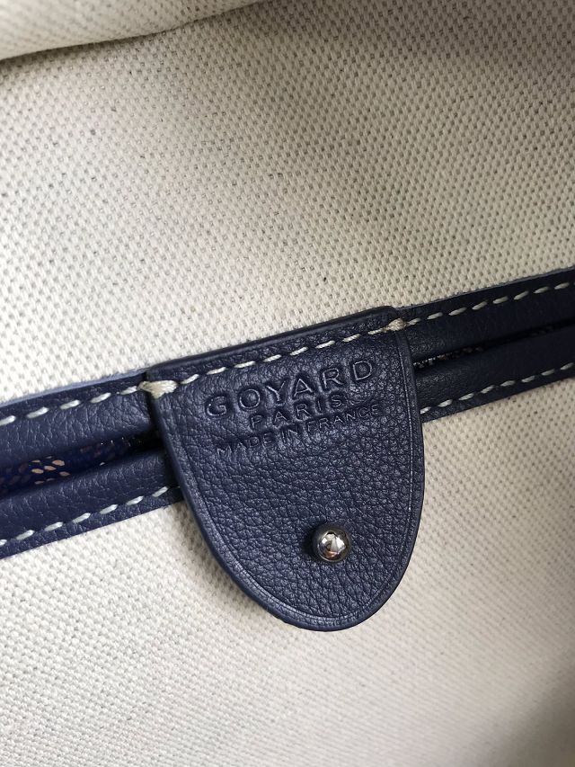 Goyard original canvas artois mm handbag GY0130 dark blue