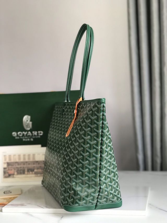 Goyard original canvas artois mm handbag GY0130 green