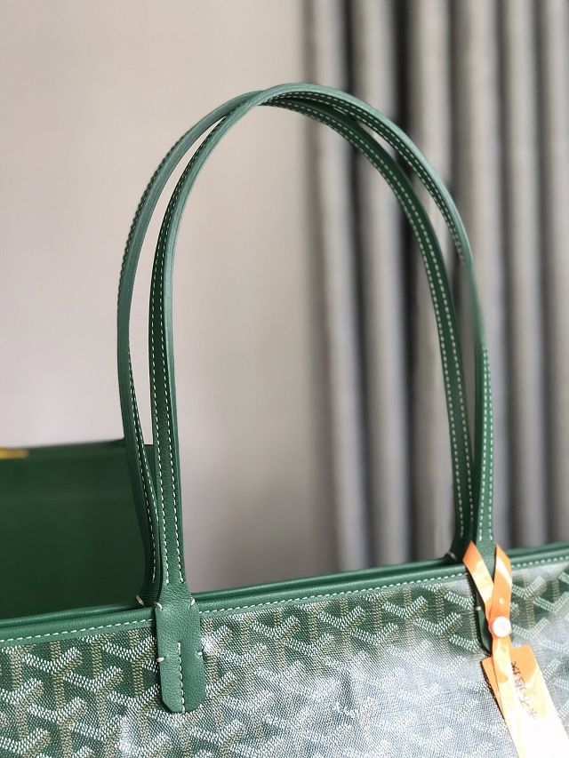 Goyard original canvas artois mm handbag GY0130 green