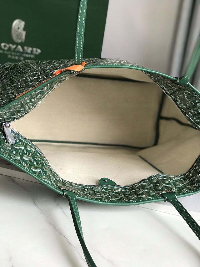Goyard original canvas artois mm handbag GY0130 green