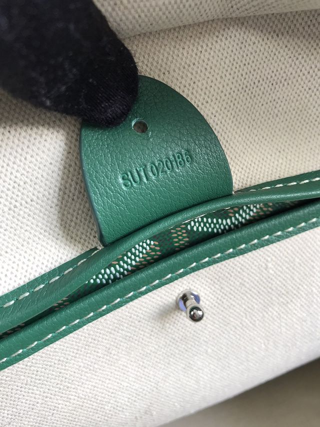 Goyard original canvas artois mm handbag GY0130 green