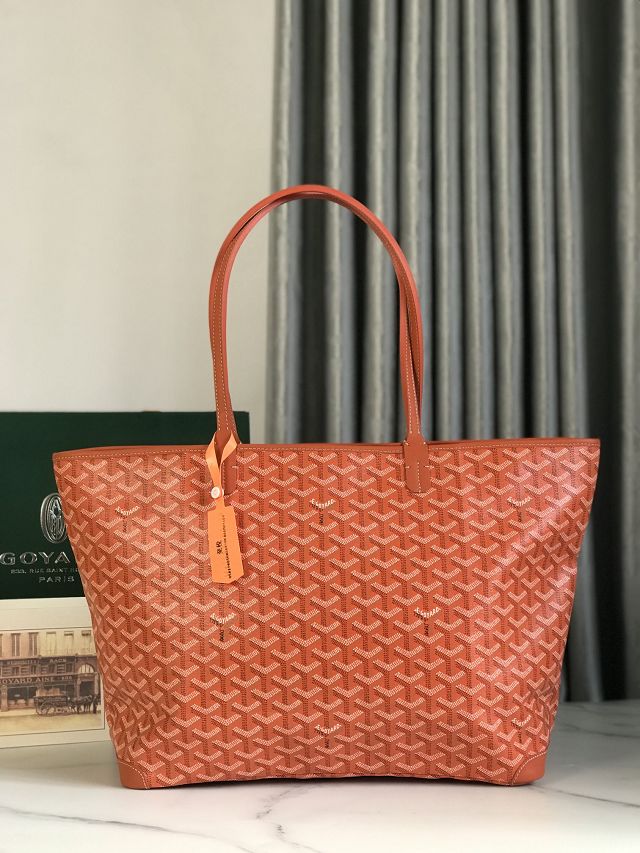 Goyard original canvas artois mm handbag GY0130 orange
