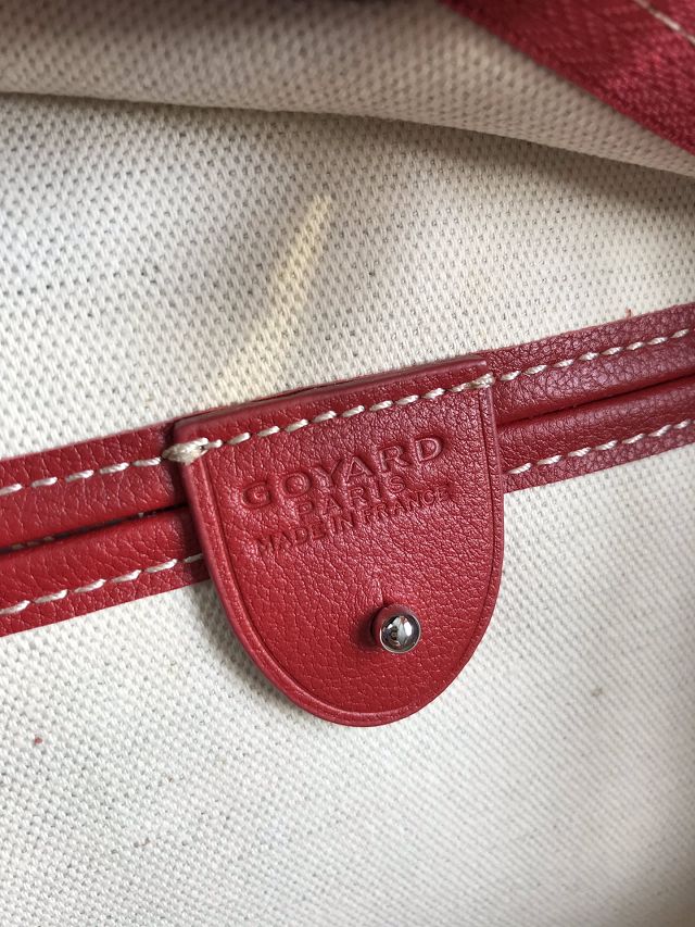Goyard original canvas artois mm handbag GY0130 red