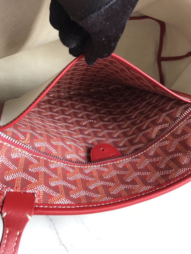 Goyard original canvas artois mm handbag GY0130 red