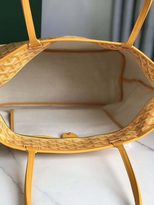 Goyard original canvas artois mm handbag GY0130 yellow