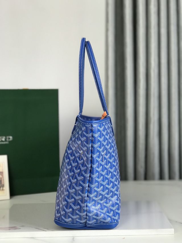 Goyard original canvas artois pm handbag GY0128 blue